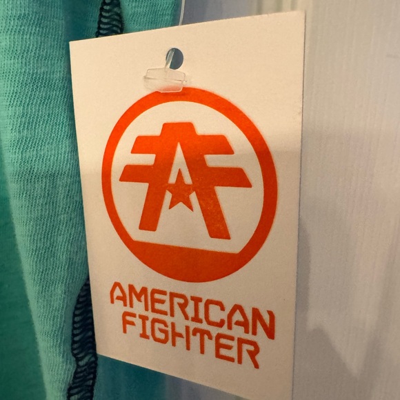 American Fighter Men's Polo Shirt Indian River Mint Green Blueish Size XL - Picture 8 of 16